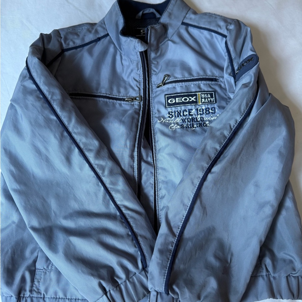 Geox Checkered Jacket with Black Patch